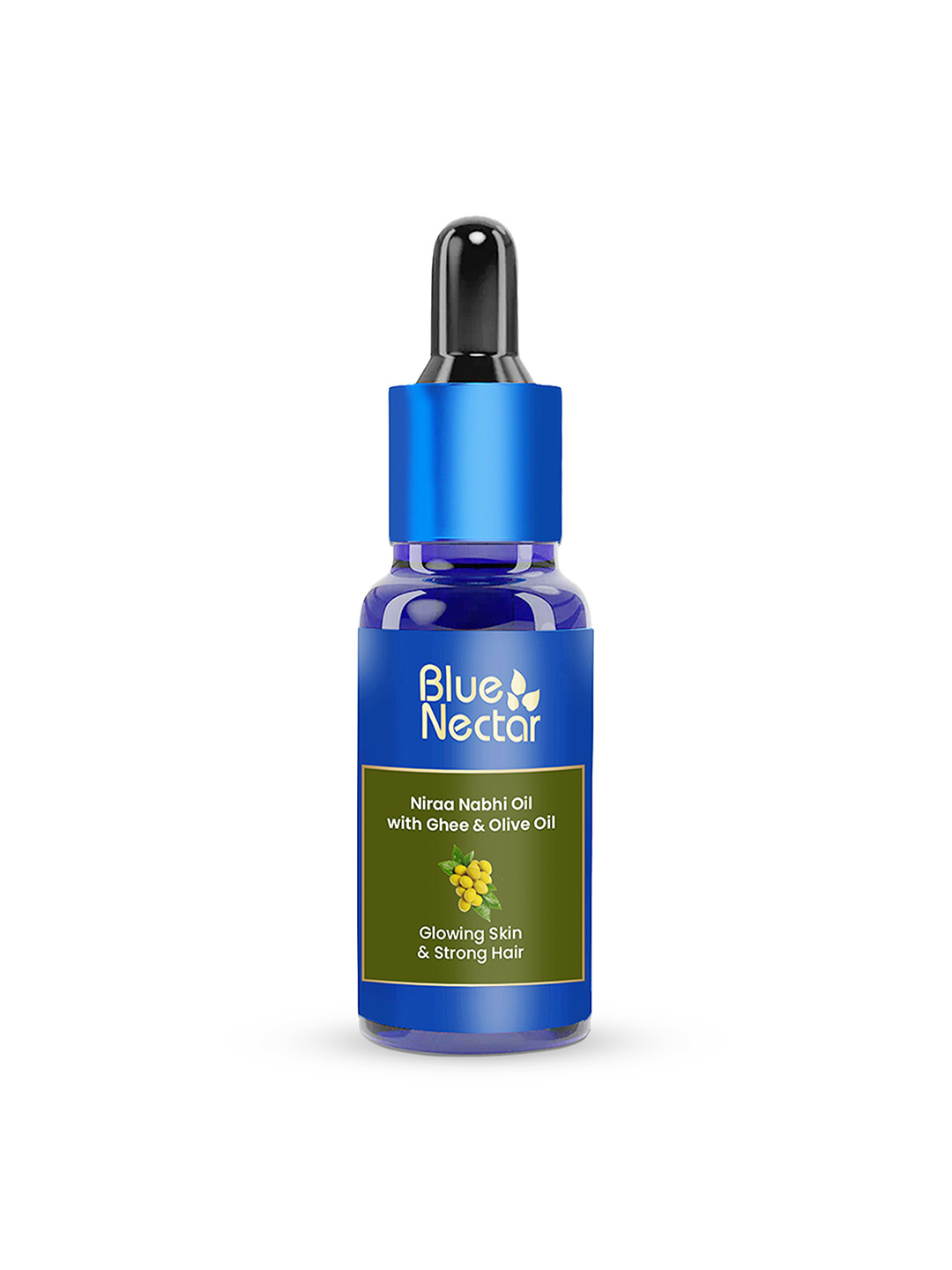 Blue Nectar Niraa Nabhi Oil With Ghee & Olive Oil For Glowing Skin & Strong Hair - 30 ml
