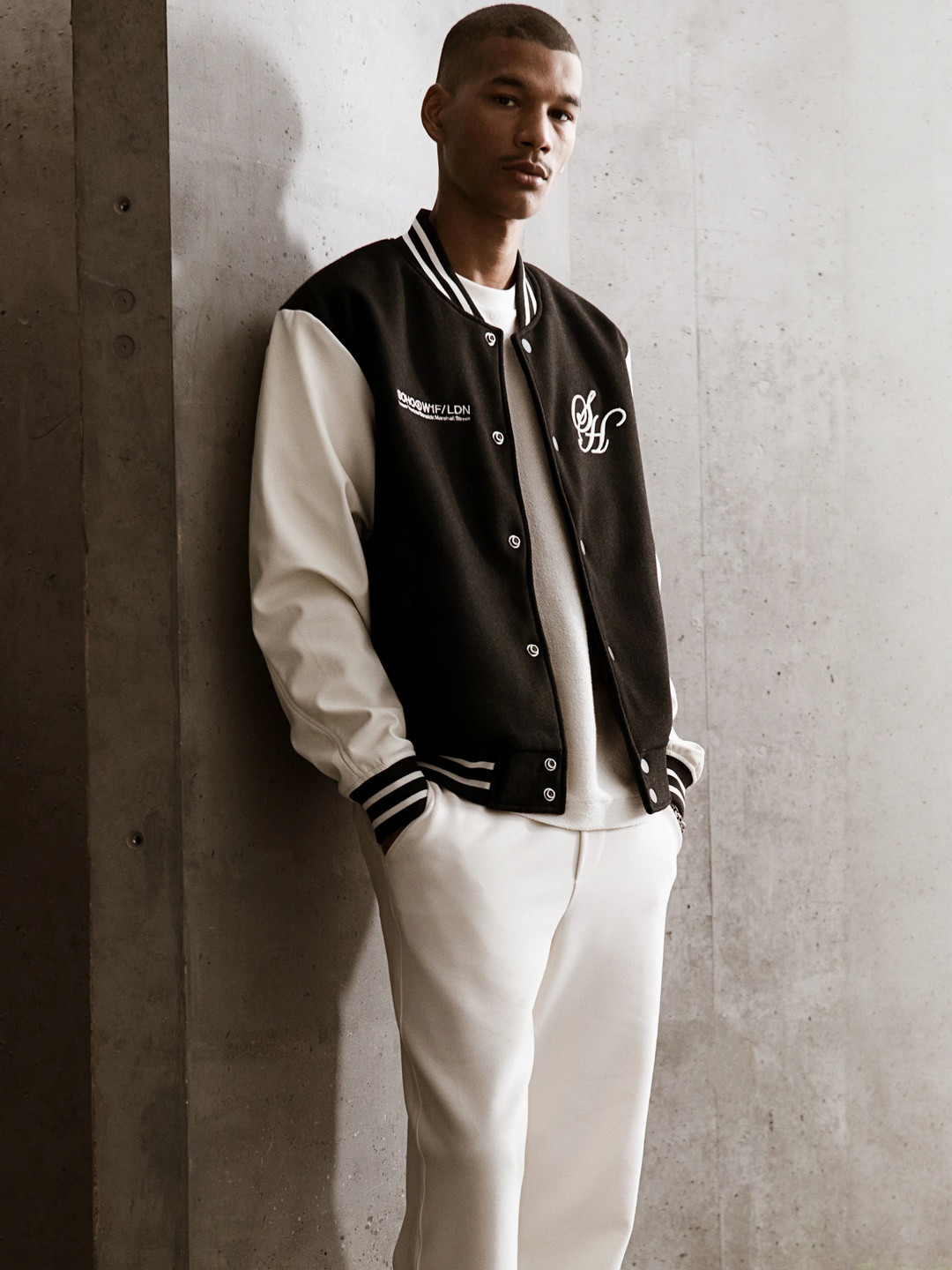 H&M Loose Fit Baseball Jacket