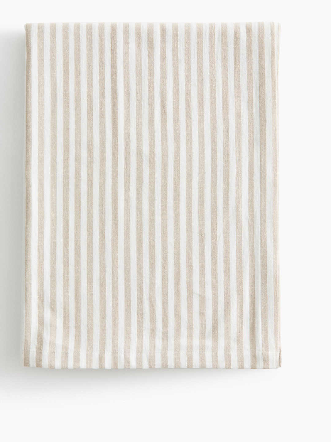 H&M Beige Cotton-Blend Tablecloth