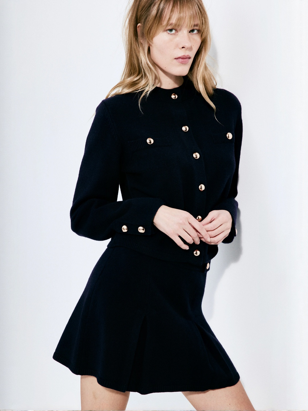 H&M A-Line Knitted Skirt