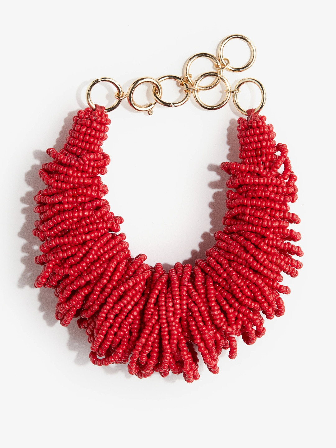 H&M Glass-Beaded Statement Bracelet