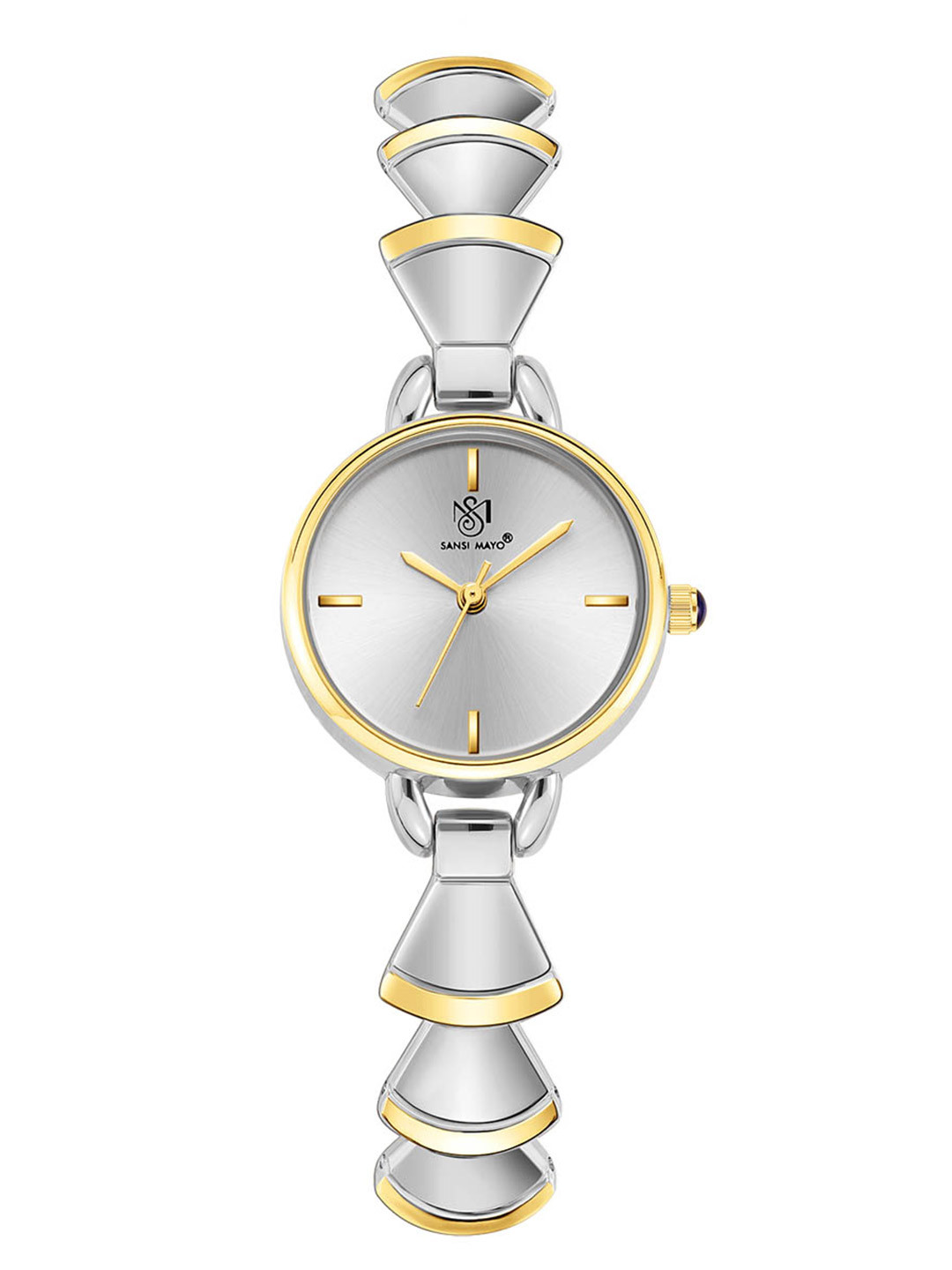 SANSIMAYO Flare Women Stainless Steel Analogue Watch SM-L-232-TTSG-G-GR