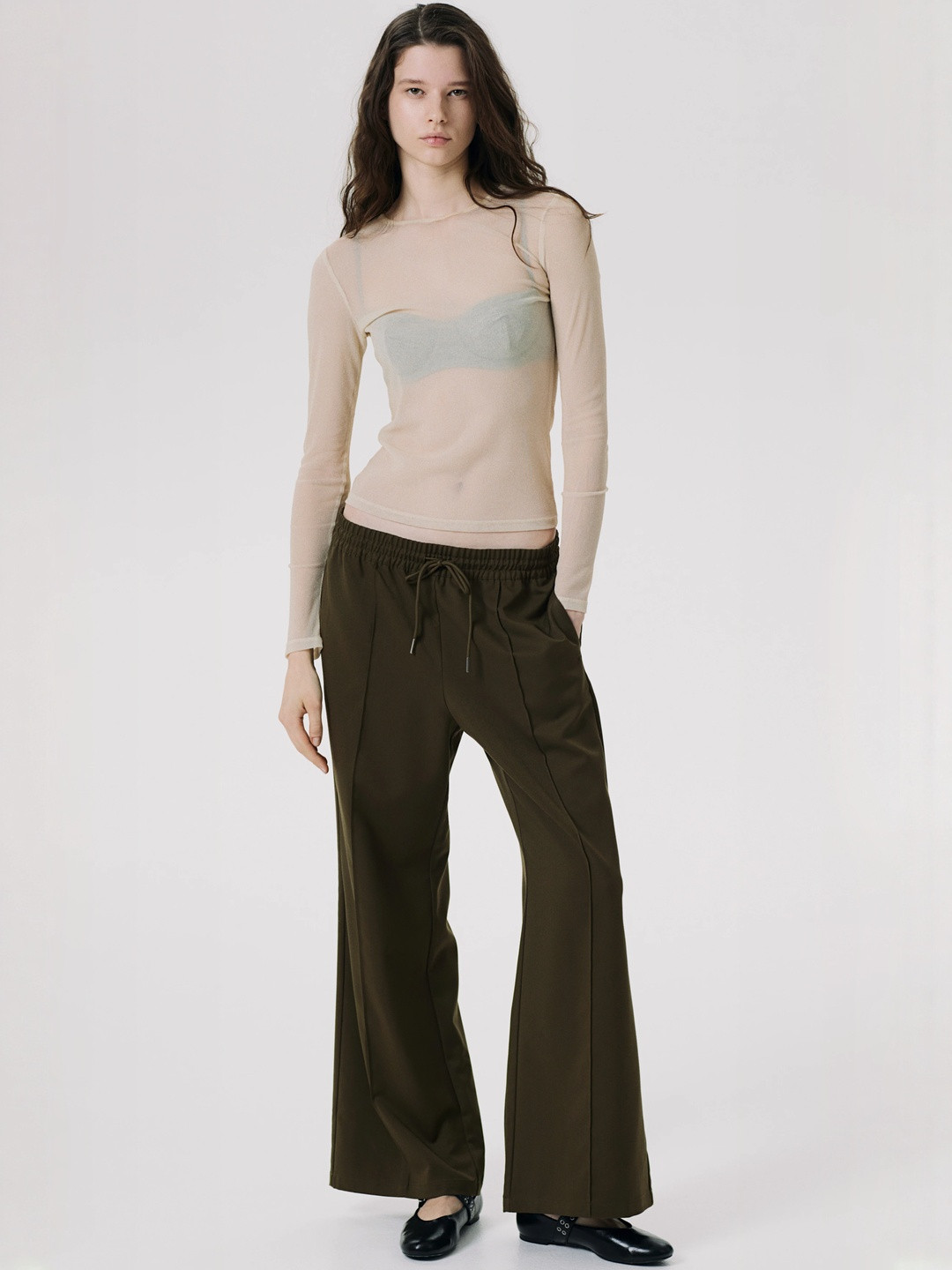 H&M Crease-Leg Drawstring Trousers