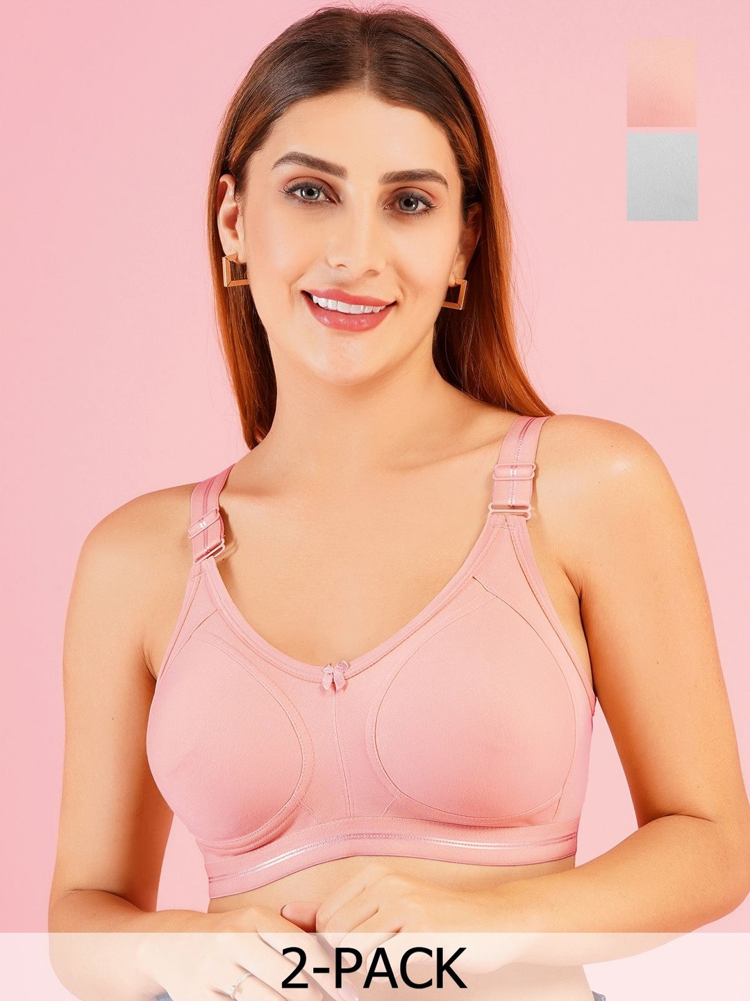 DressBerry Pack Of 2 Full Coverage Minimizer Bras