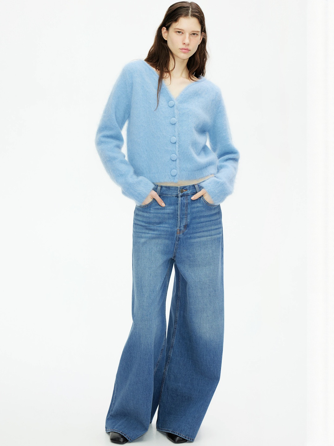 H&M Mohair-Blend Cardigan