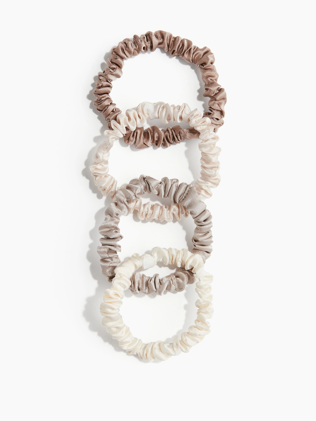H&M 4-Pack Silk Scrunchies