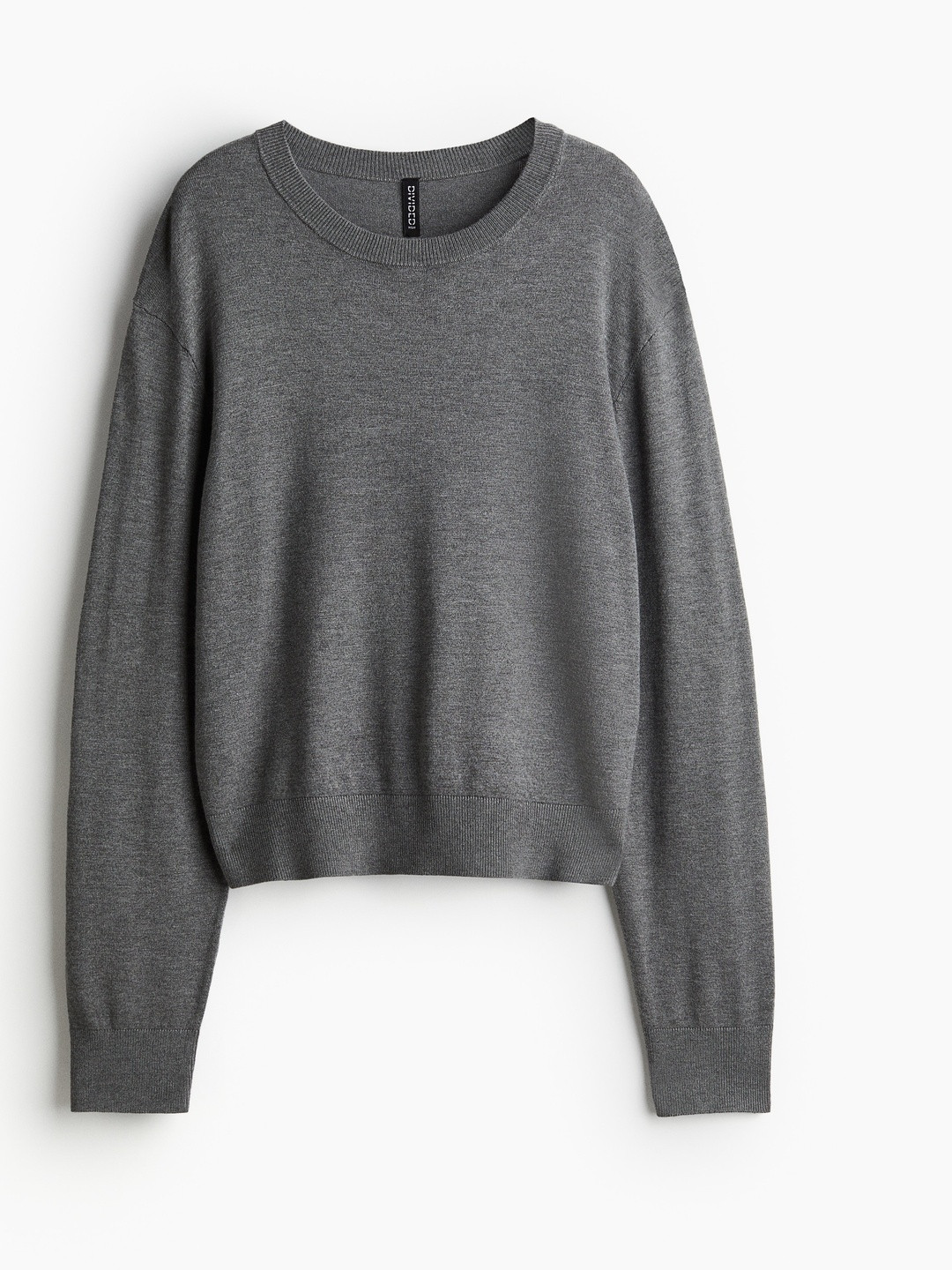 H&M Women Short Fine-Knit Jumper