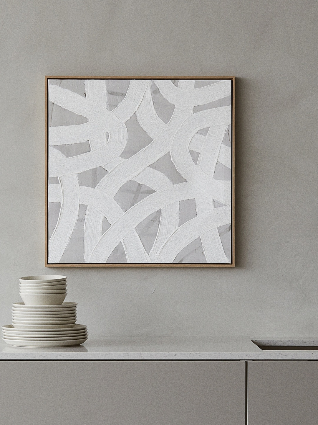 H&M MDF Matte Hanging Hall Wall Hangings-24.8In