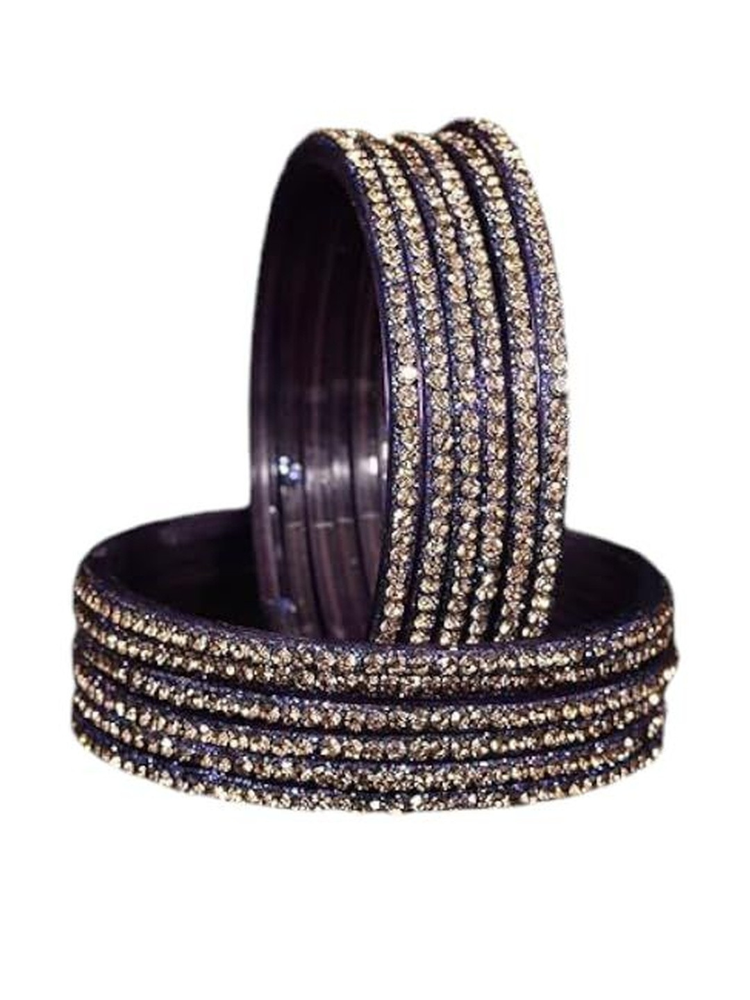 Yaara fashion Set of 12 Zircon Studded Bangles