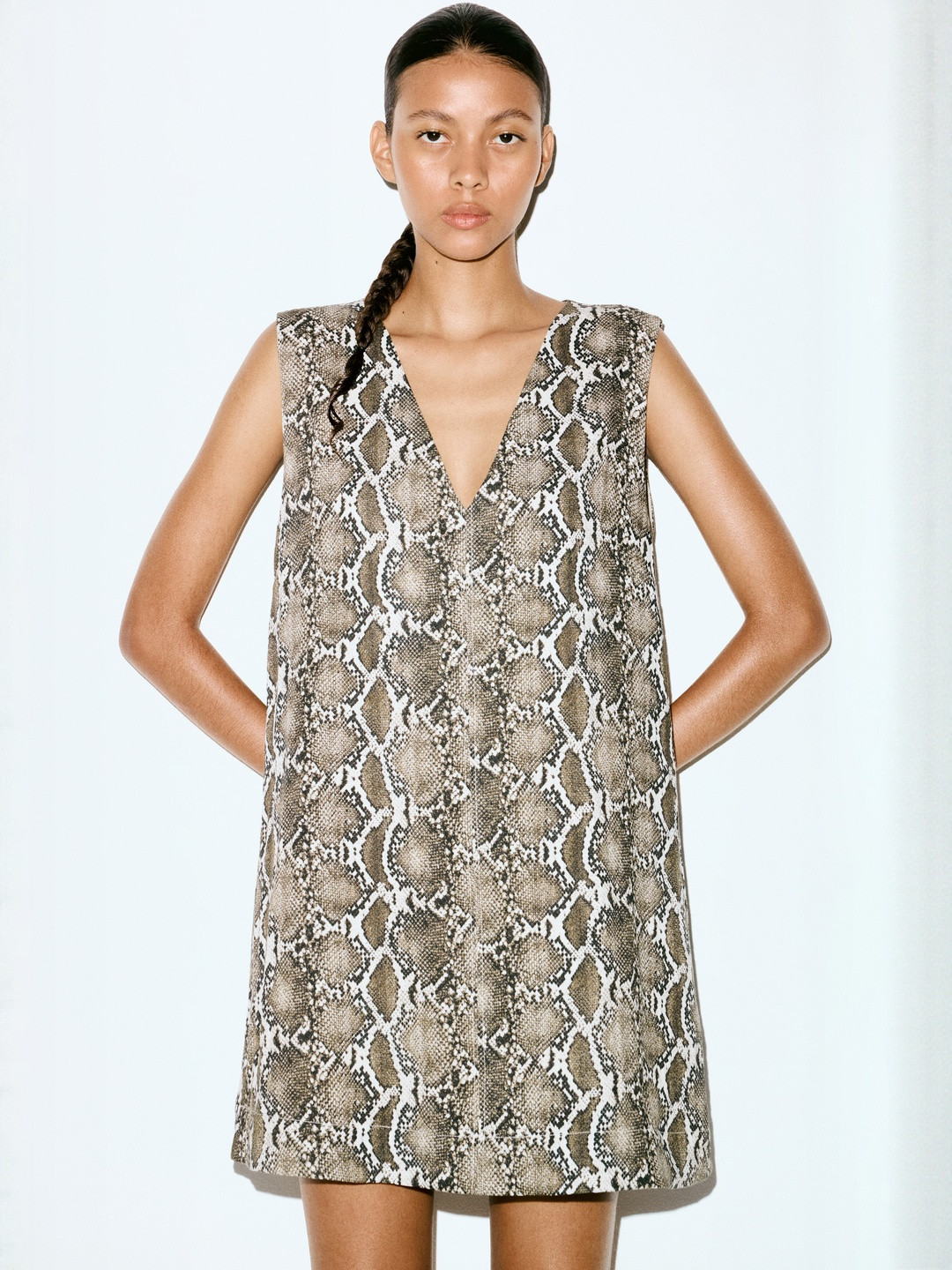 H&M V-Neck Shift Dress