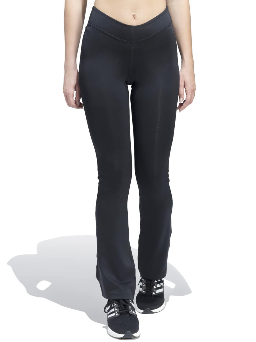 ADIDAS Women Flared Fit Mid Rise Yoga Track Pants