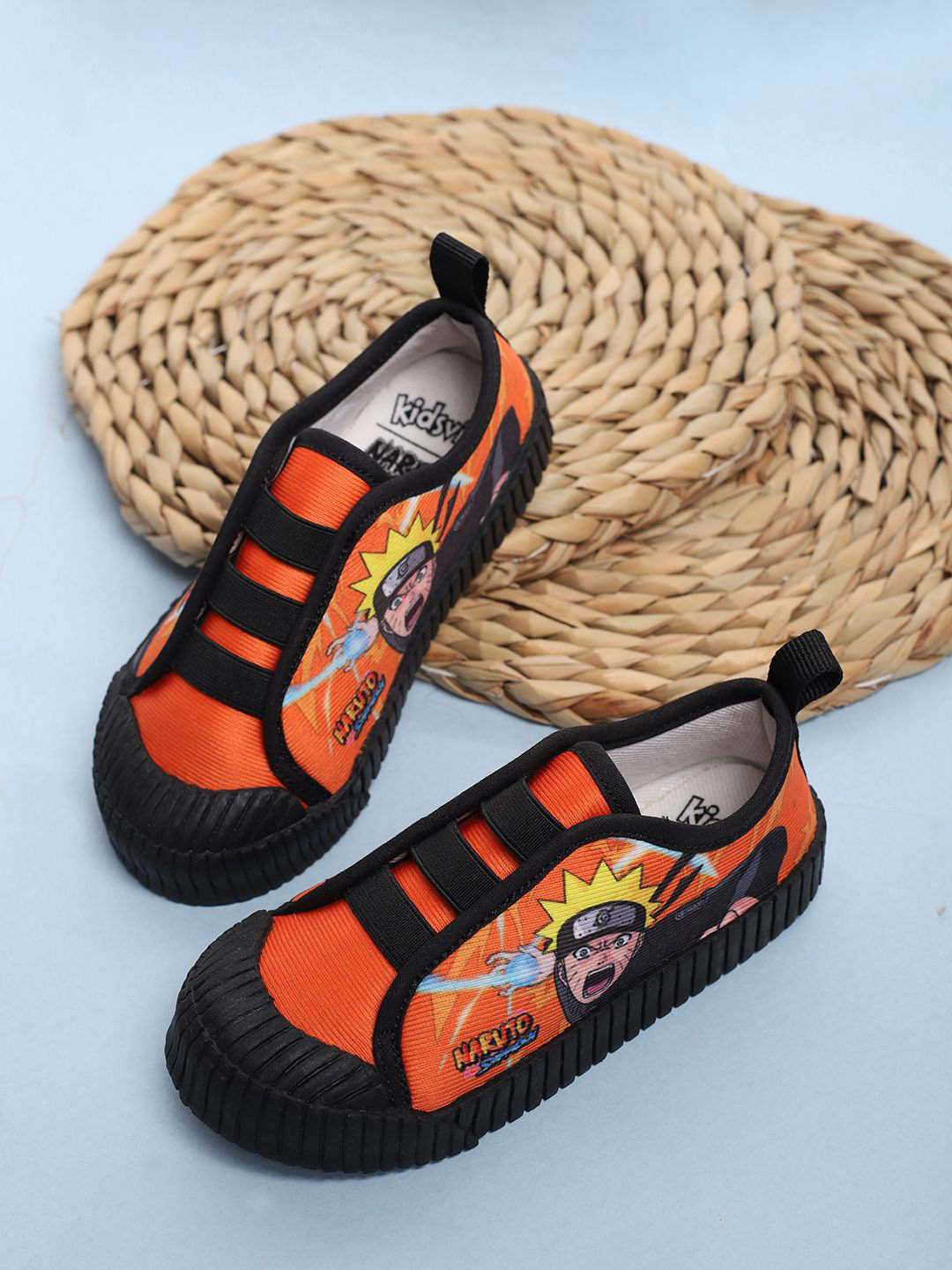 Kids Ville Boys Naruto Printed Canvas Shoes