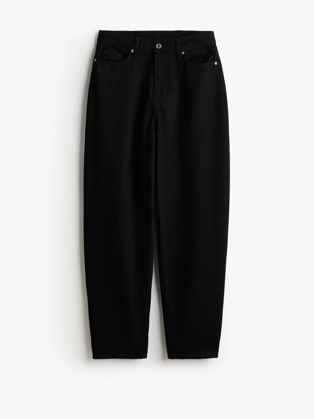 H&M Women Curvy Fit Barrel High Jeans