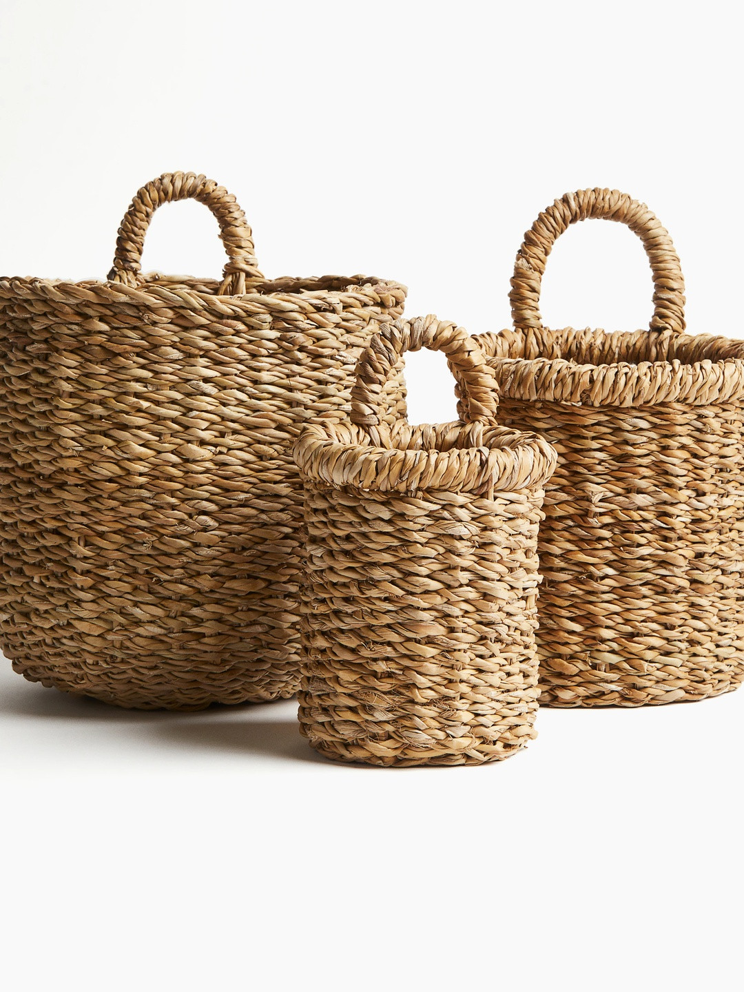 H&M Small Seagrass Wall Storage Basket