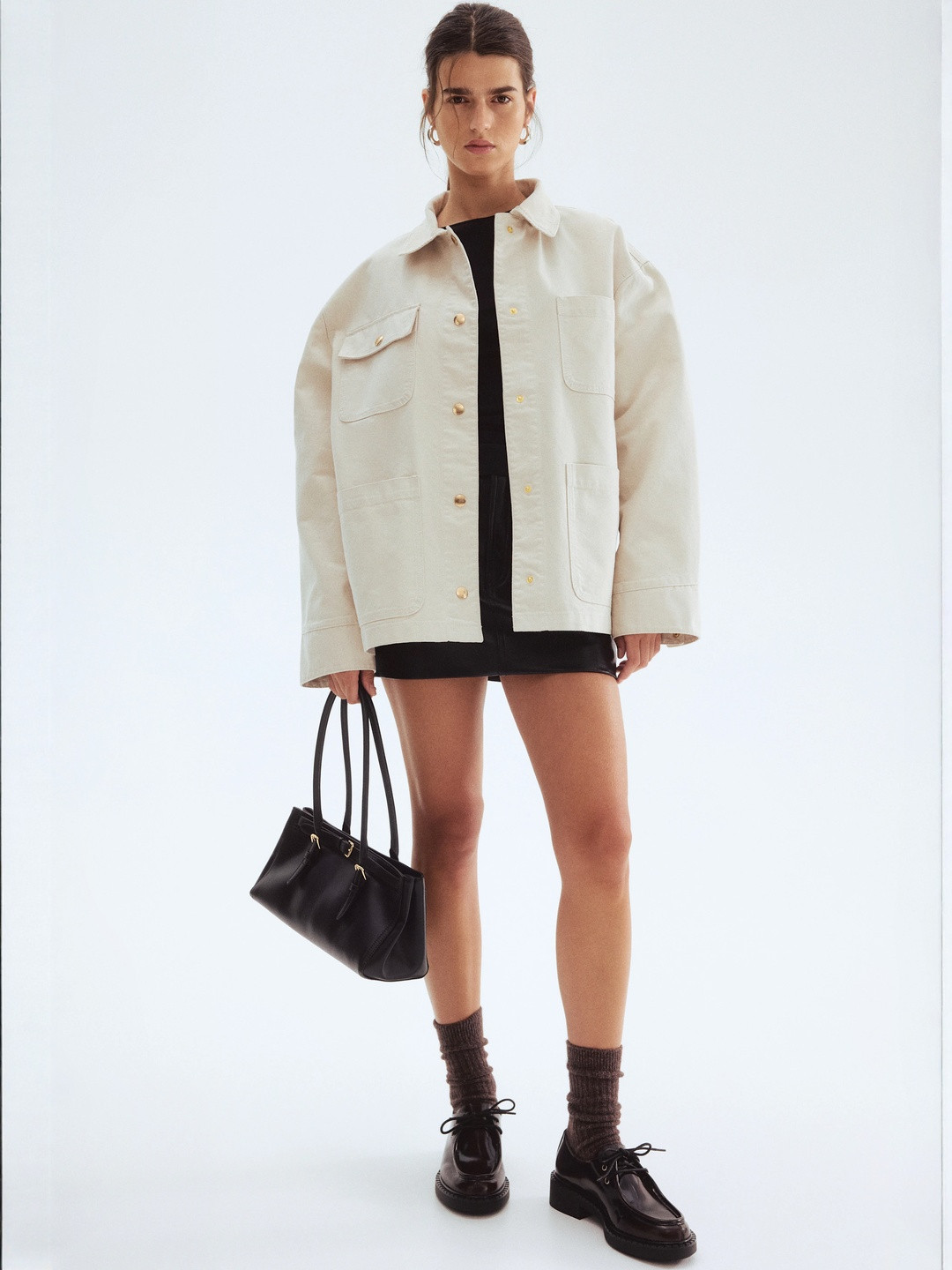 H&M Corduroy-Collar Jacket
