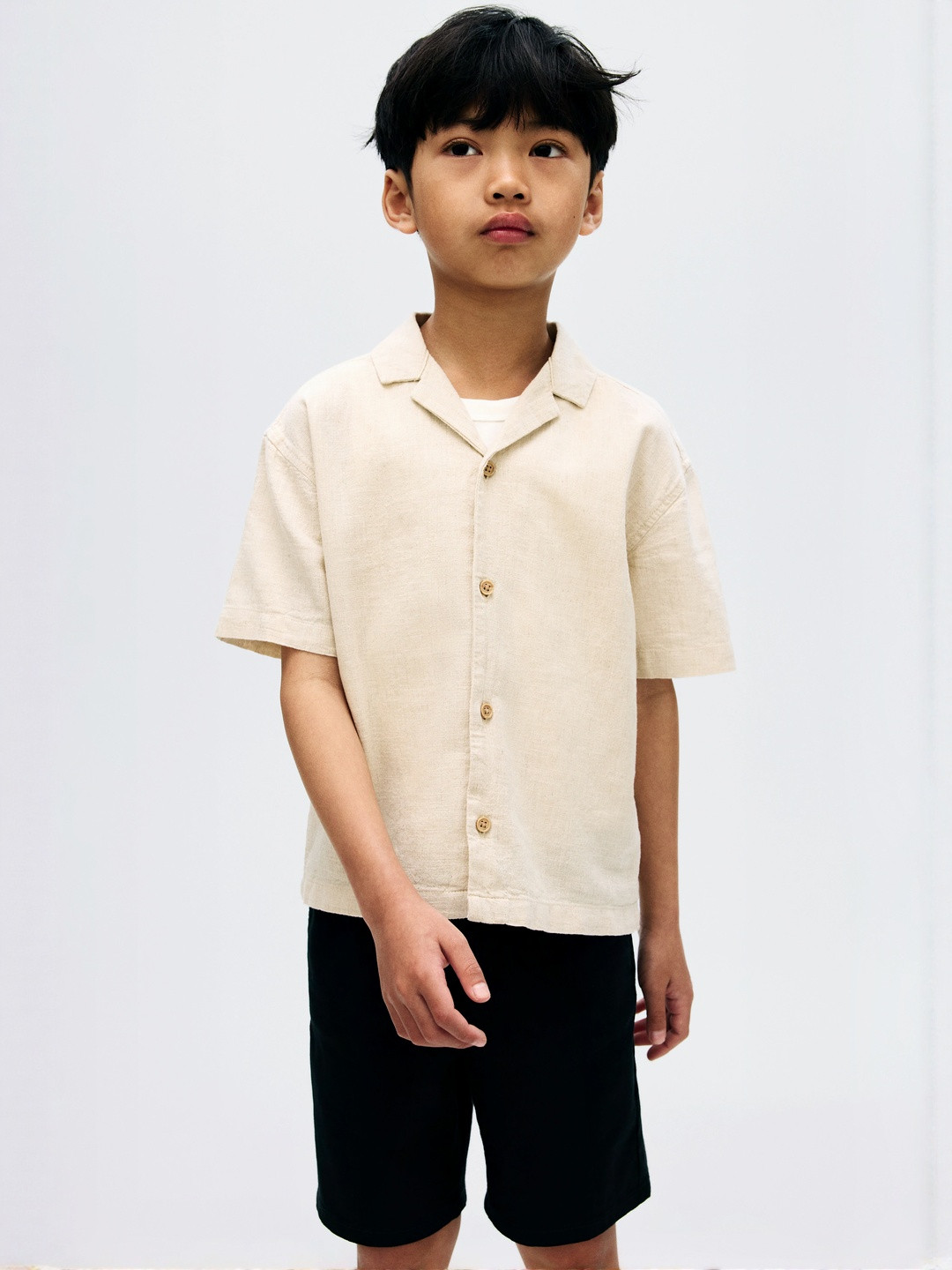H&M Linen-Blend Resort Shirt