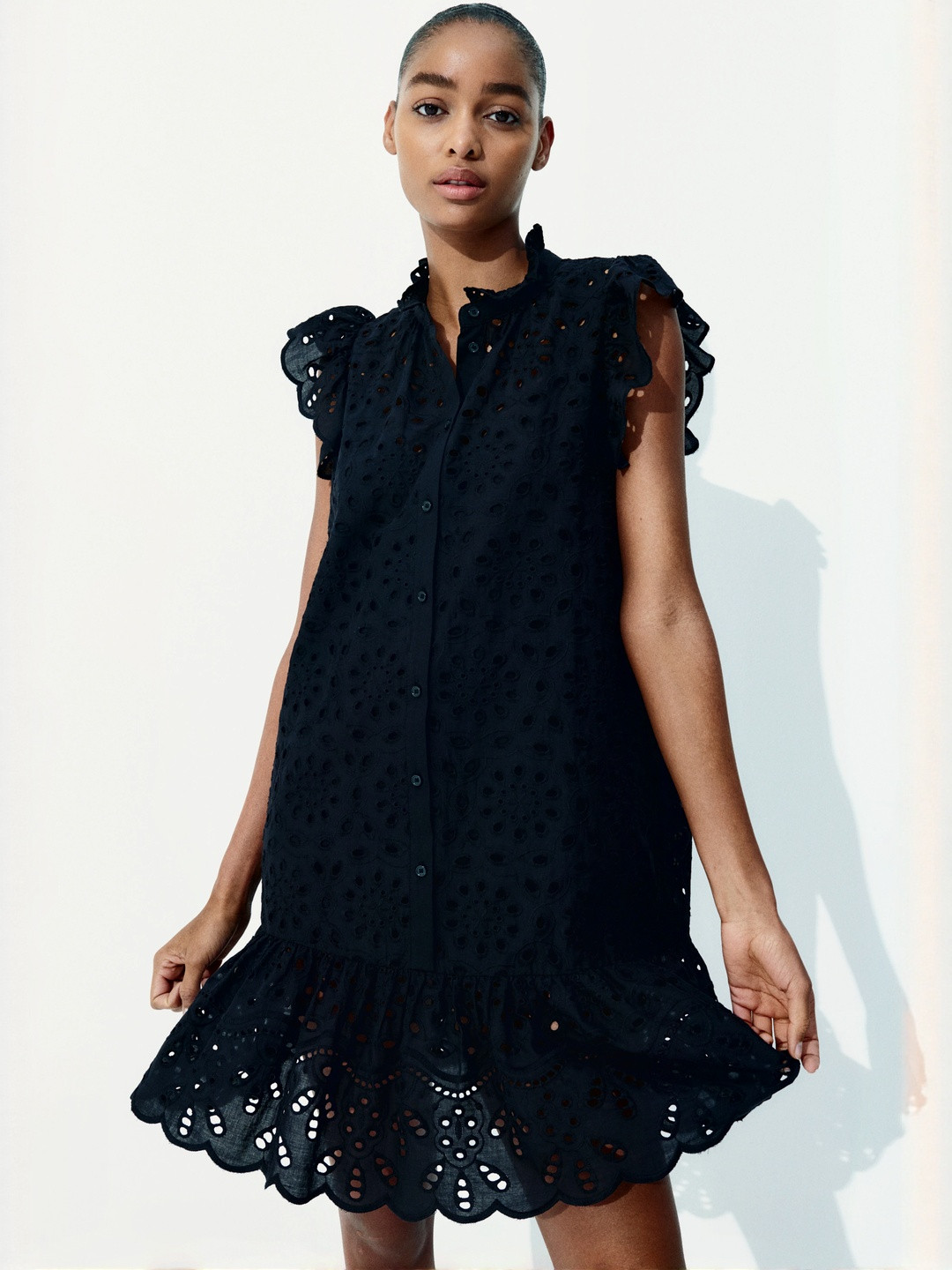 H&M Women Broderie Anglaise Dress