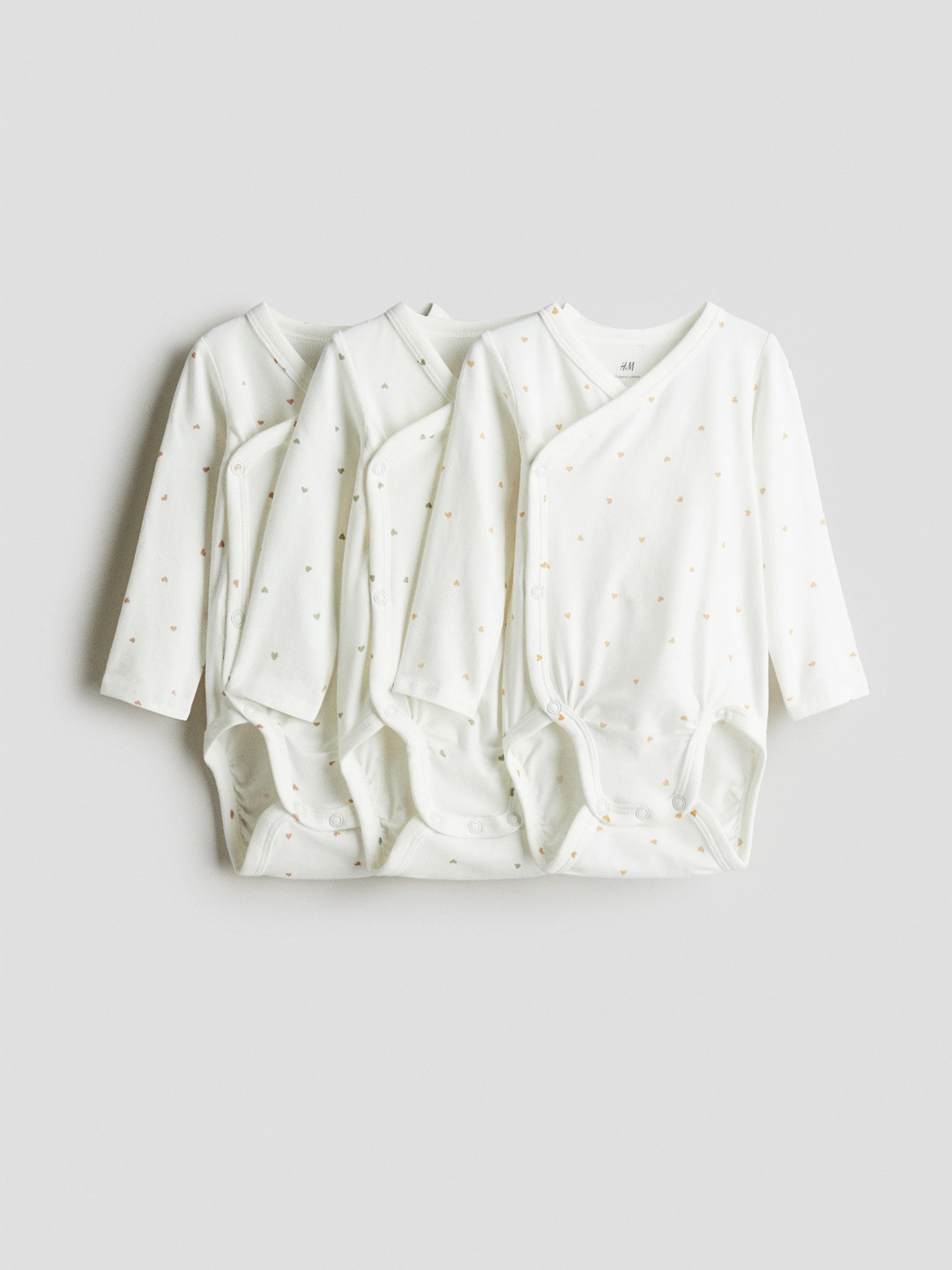 H&M 3 Pack Wrapover Bodysuits