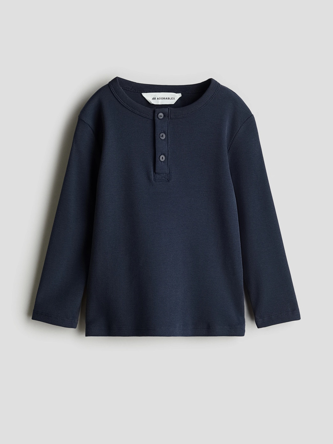 H&M Cotton Henley Top