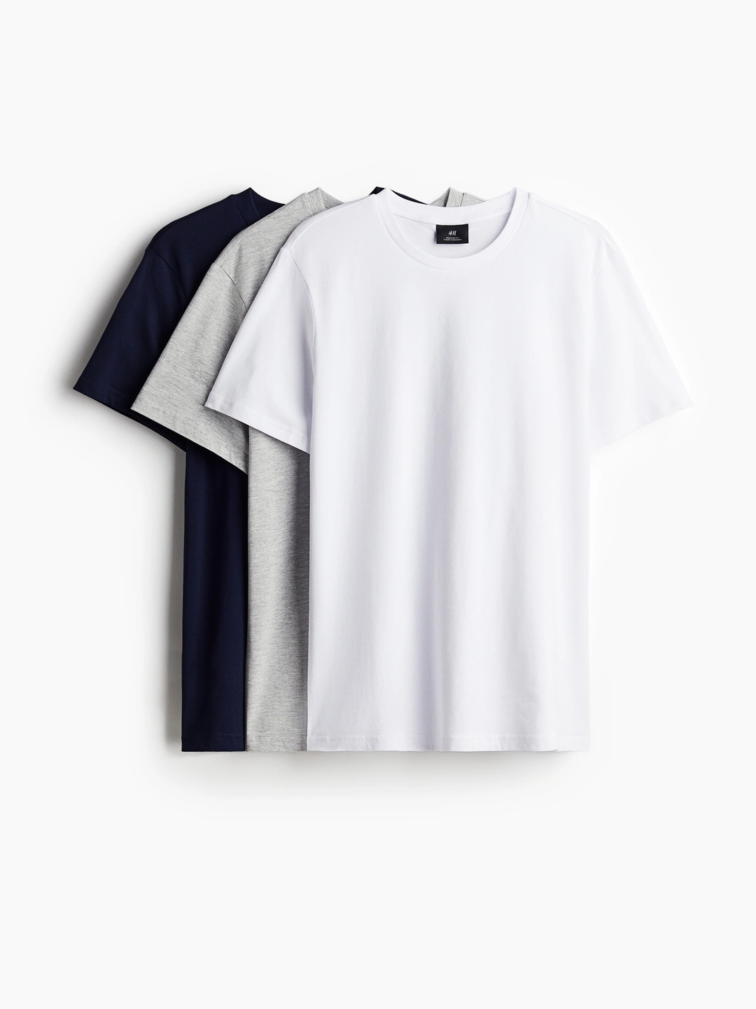 H&M Men Pack Of 3 T-Shirts
