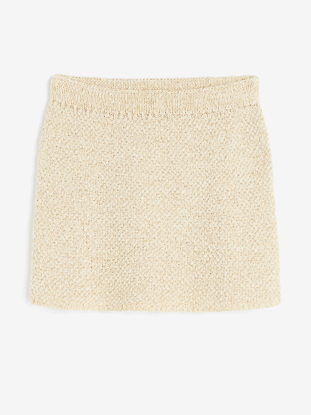 H&M Glittery Textured-Knit Skirt
