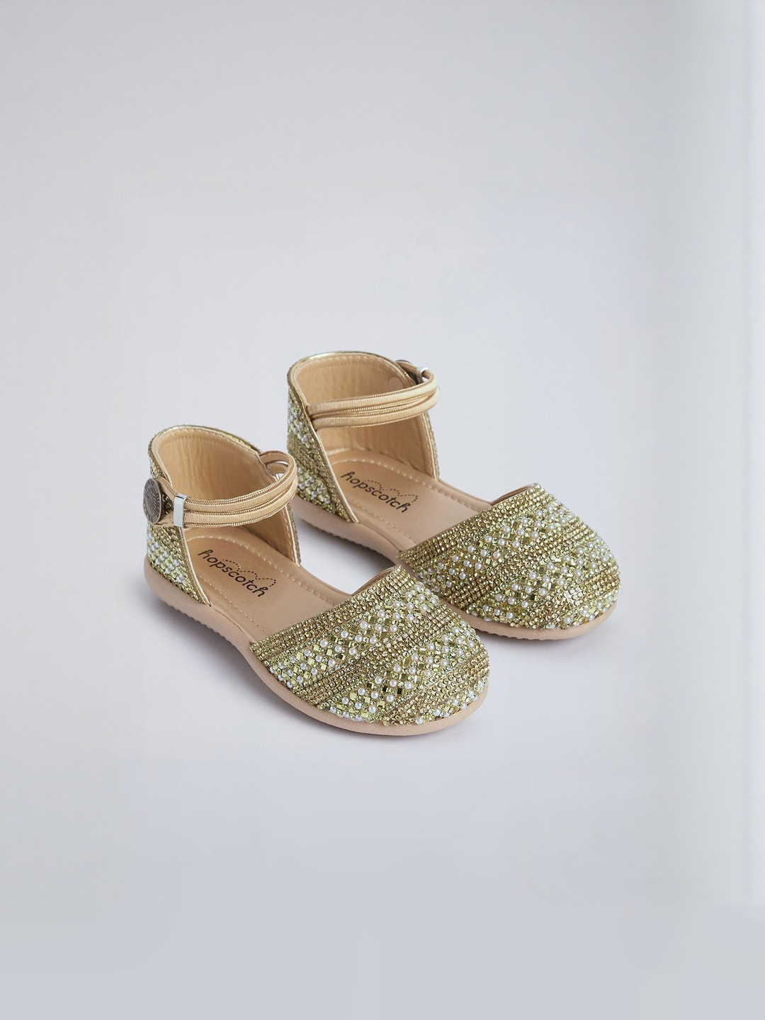 Hopscotch Girls Embellished Party Buckles Mary Janes