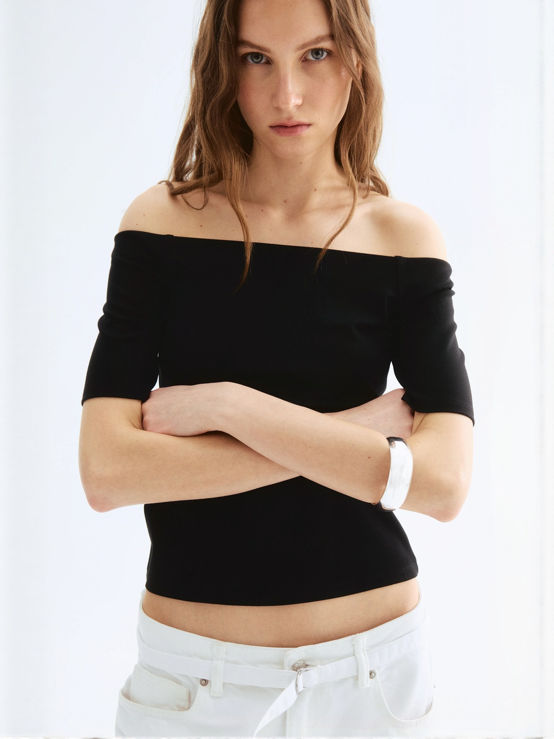 H&M Off-The-Shoulder Top