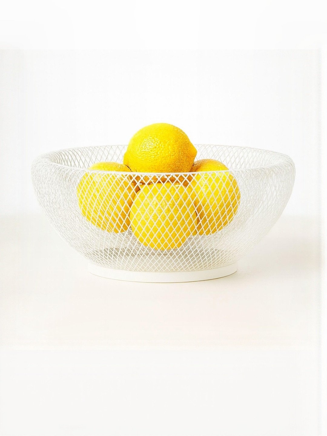 Go Hooked Double-Layer Metal Mesh Fruit Bowl