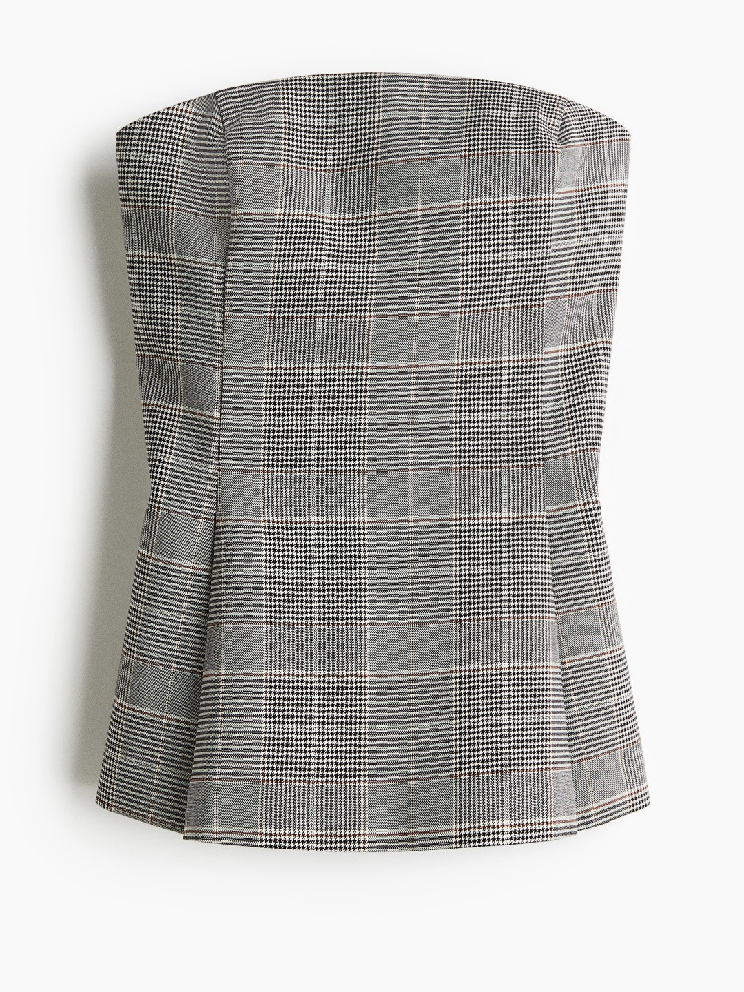 H&M Flared Bustier Top