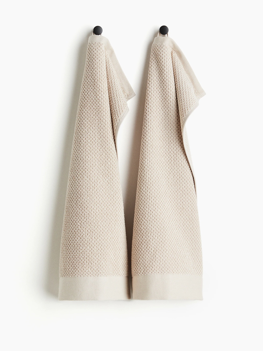 H&M 210 GSM 2-Pack Cotton Terry Guest Towels
