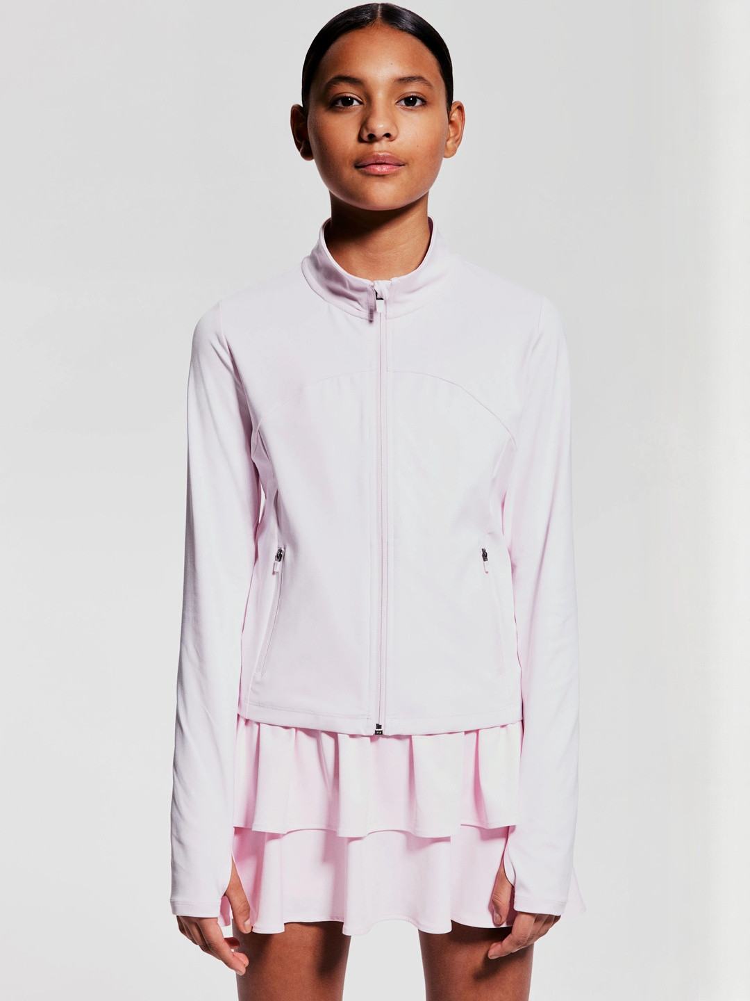 H&M Flounced Tennis Skirt With DryMove