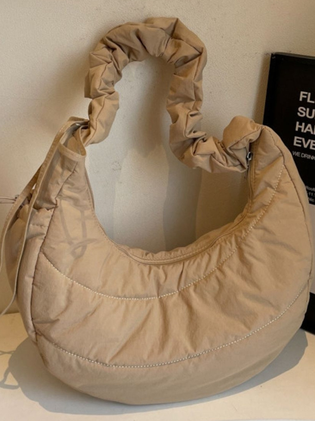 CORSICA Women Beige Swagger Hobo Bag