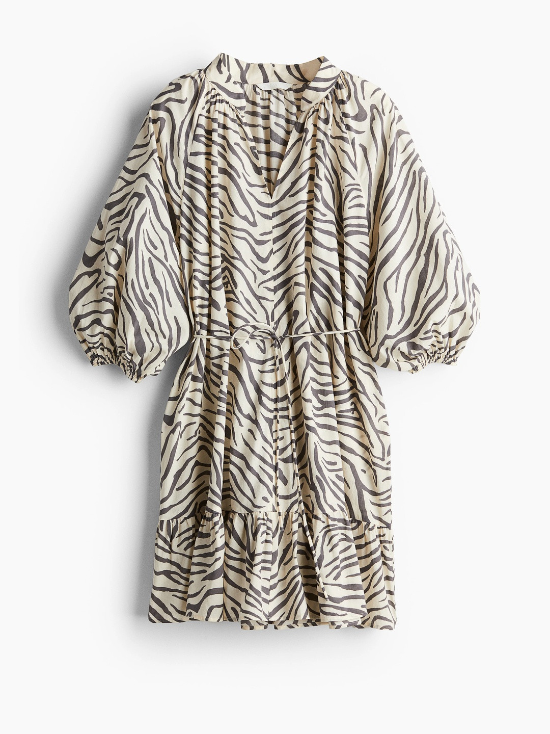 H&M Women Printed Pure Cotton Short Dresses