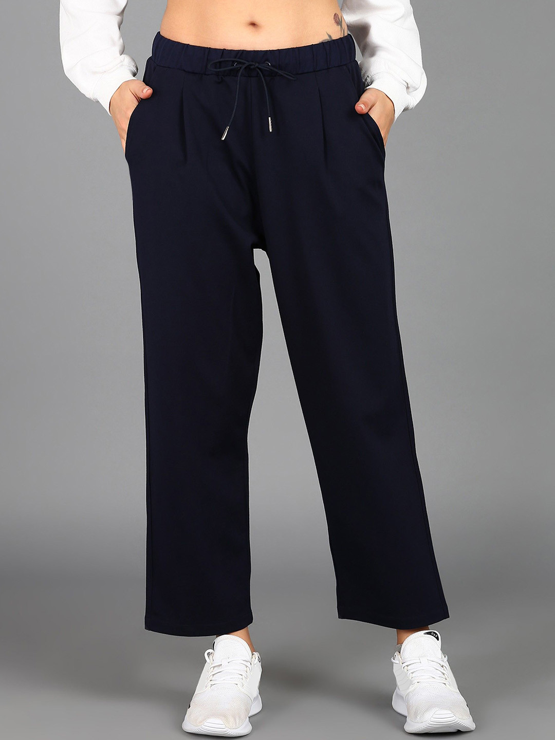Alan Jones Women Dry Sweat Tucked Tapered Fit Pants