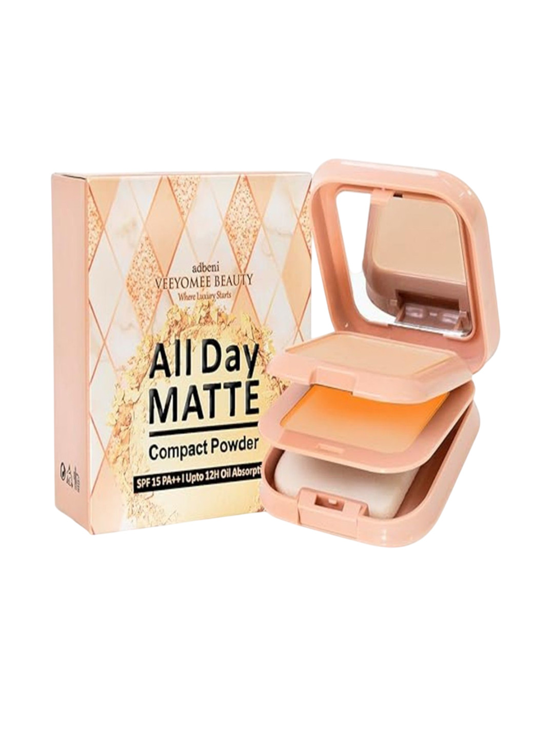 Adbeni All Day Matte Compact Powder - 20 g - Shade - 03