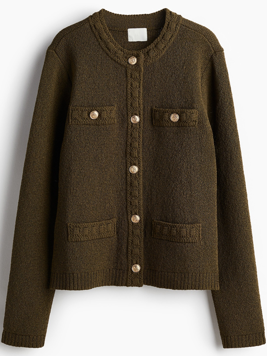 H&M Women Textured-Knit Cardigan