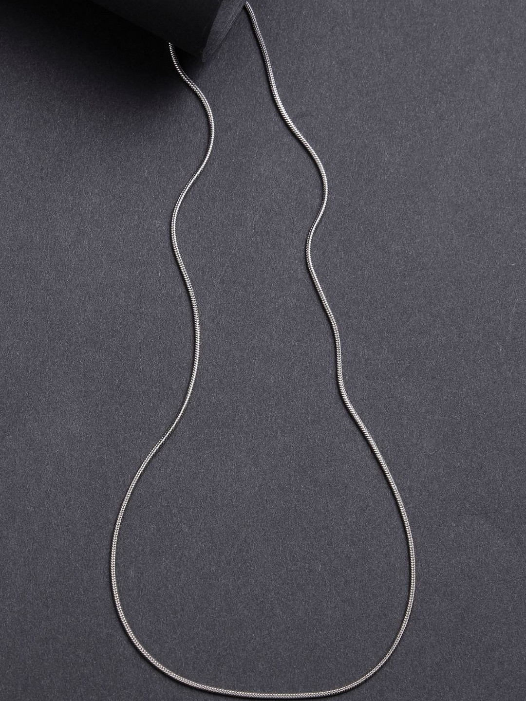 Anouk Women Set Of 3 Silver-Plated German Silver Oxidised Chains