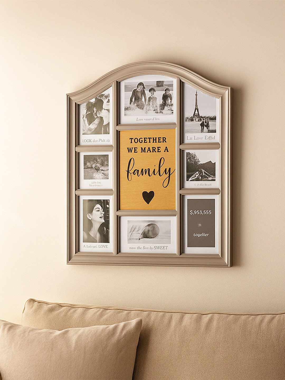 MARKET99 Off White Wall Photo Frame
