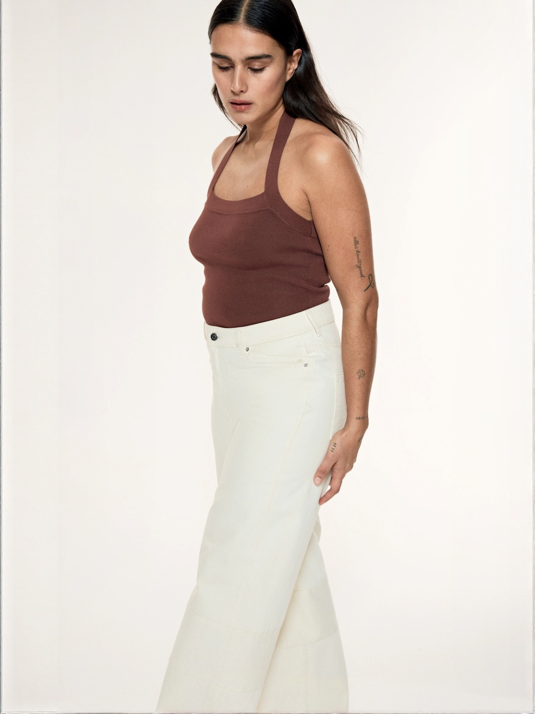 H&M Fine-Knit Halterneck Top