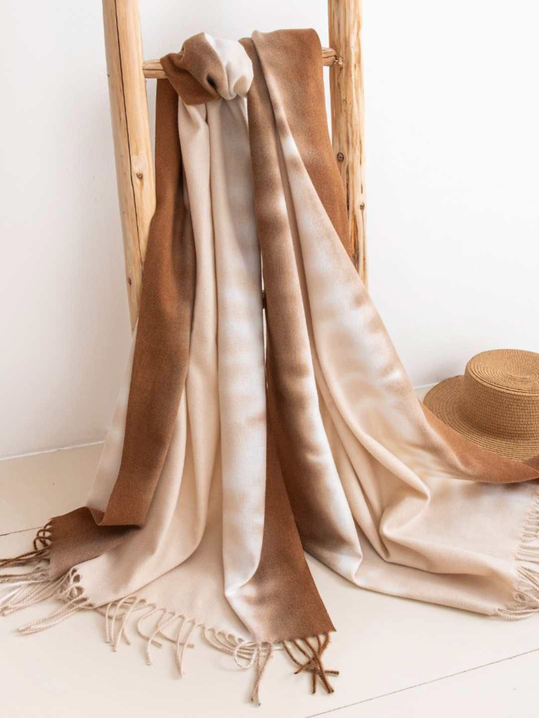 CrossKulture Abstract Dyed Woollen Shawl