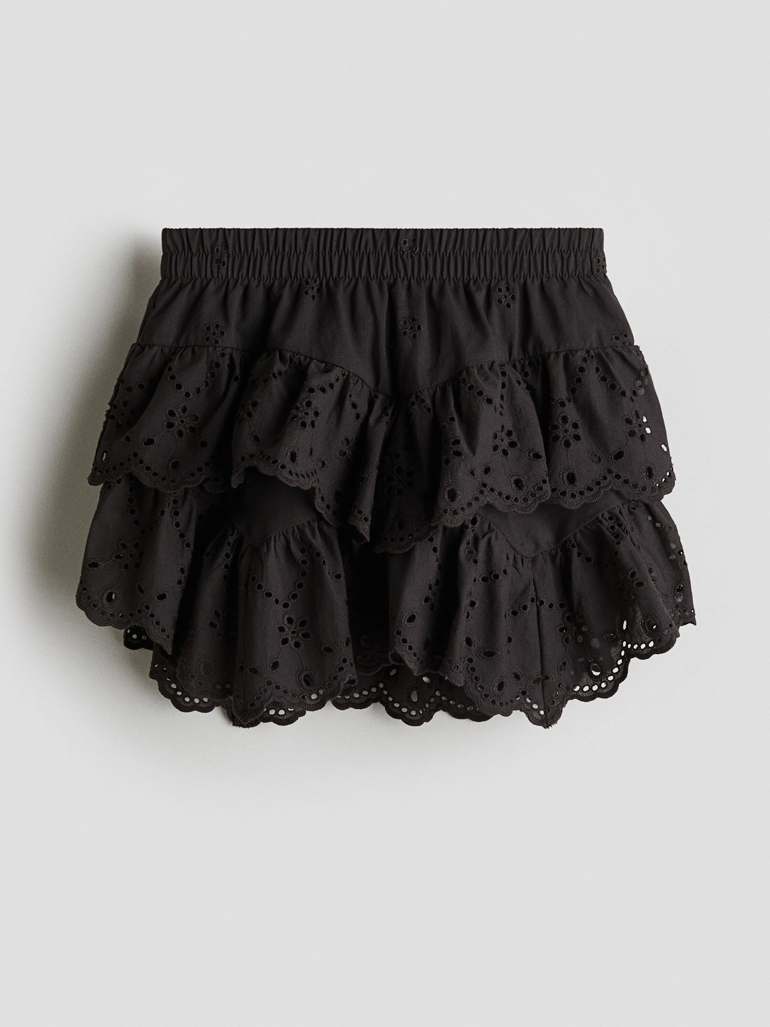 H&M Girls Broderie Anglaise Cotton Skirt