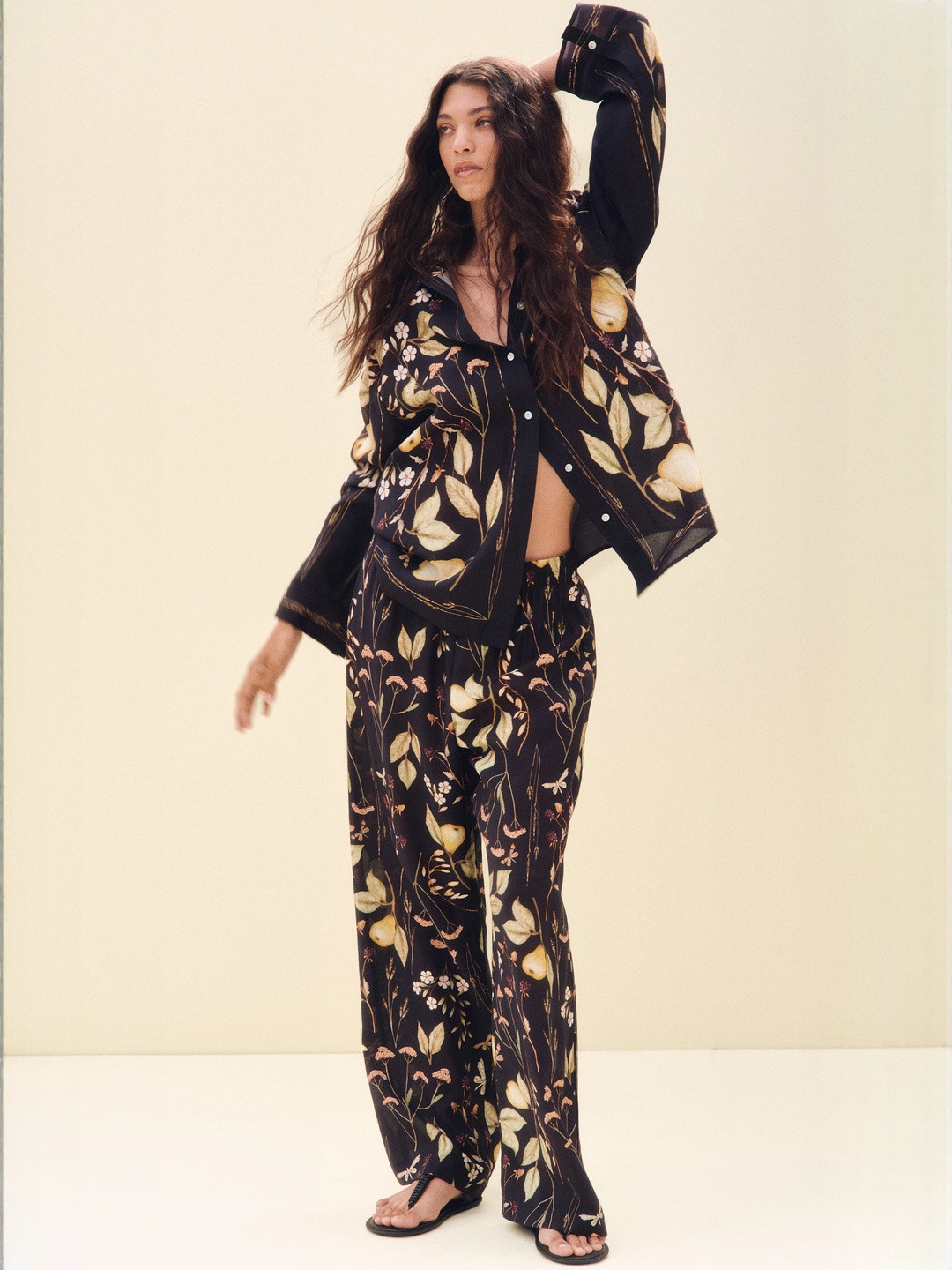 H&M Women Straight Pull-On Trousers