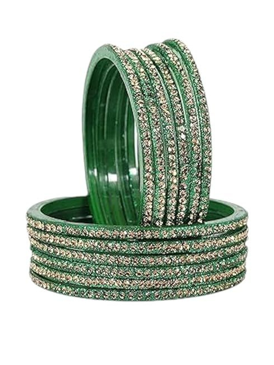 Yaara fashion Set Of 12 Zircon Studded Bangles