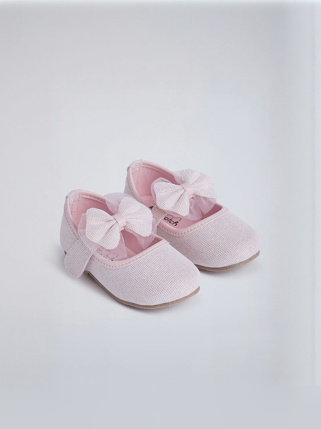 Hopscotch Kids Girls Pink Embellished Party Mary Jane Flats
