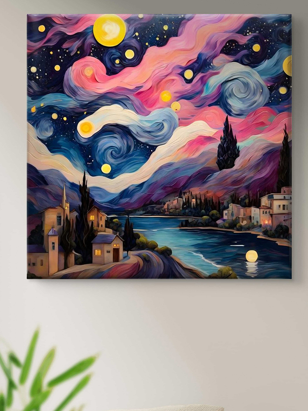 SAF Wooden Framed modern Art Canvas Wall decor Paintings