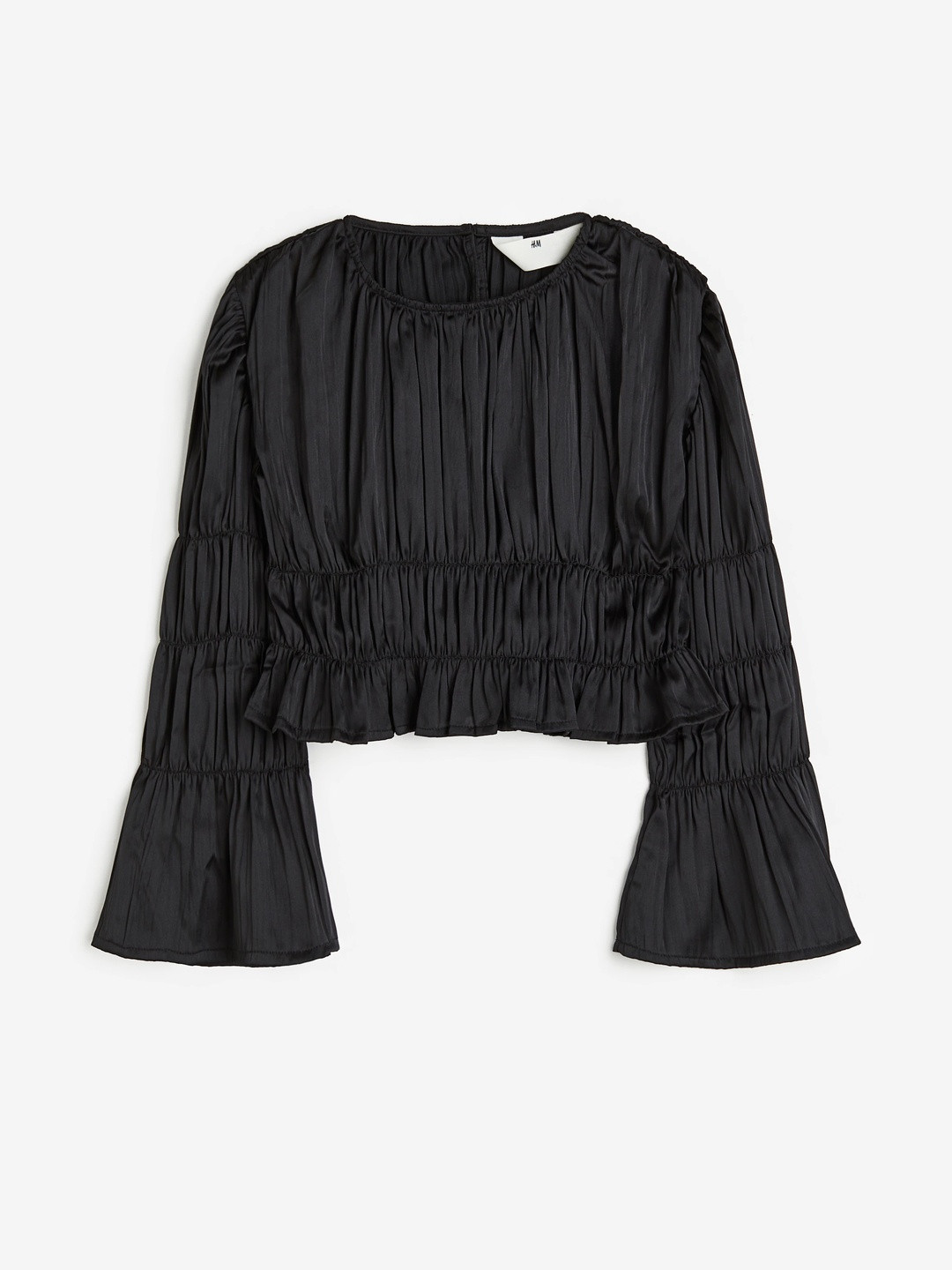H&M Girls Pliss Blouse