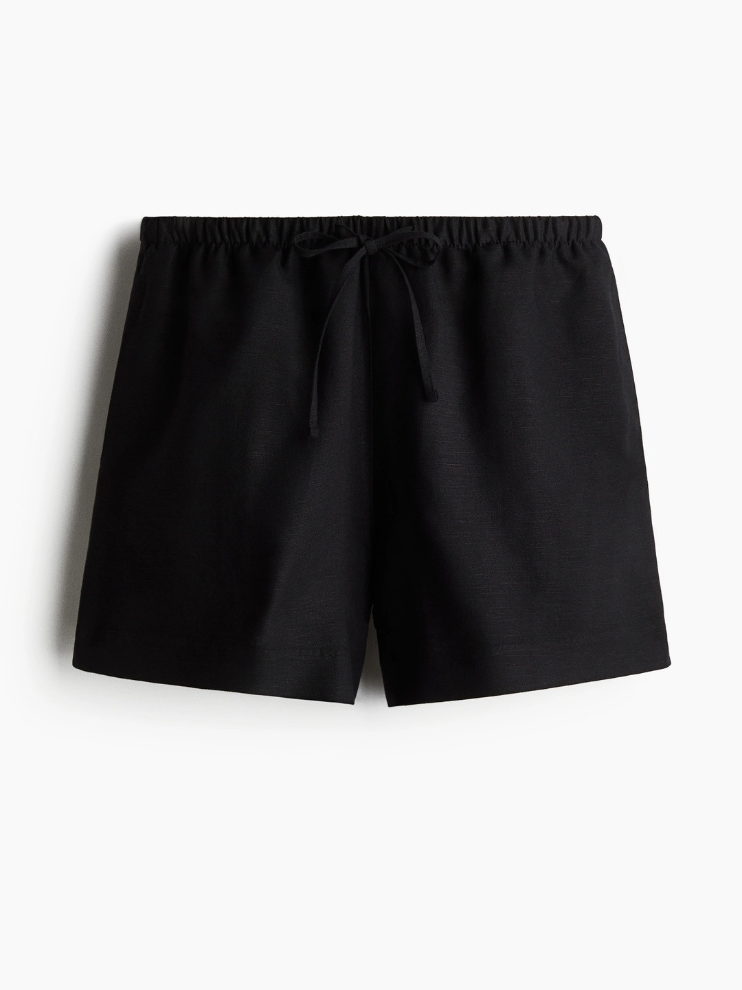 H&M Women Linen-blend Drawstring Shorts