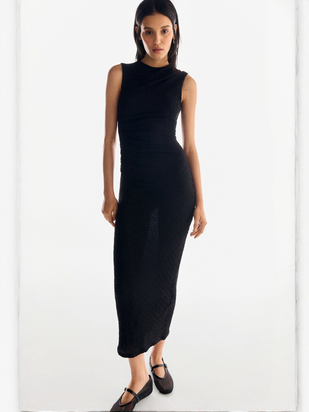 H&M Draped Maxi Dress