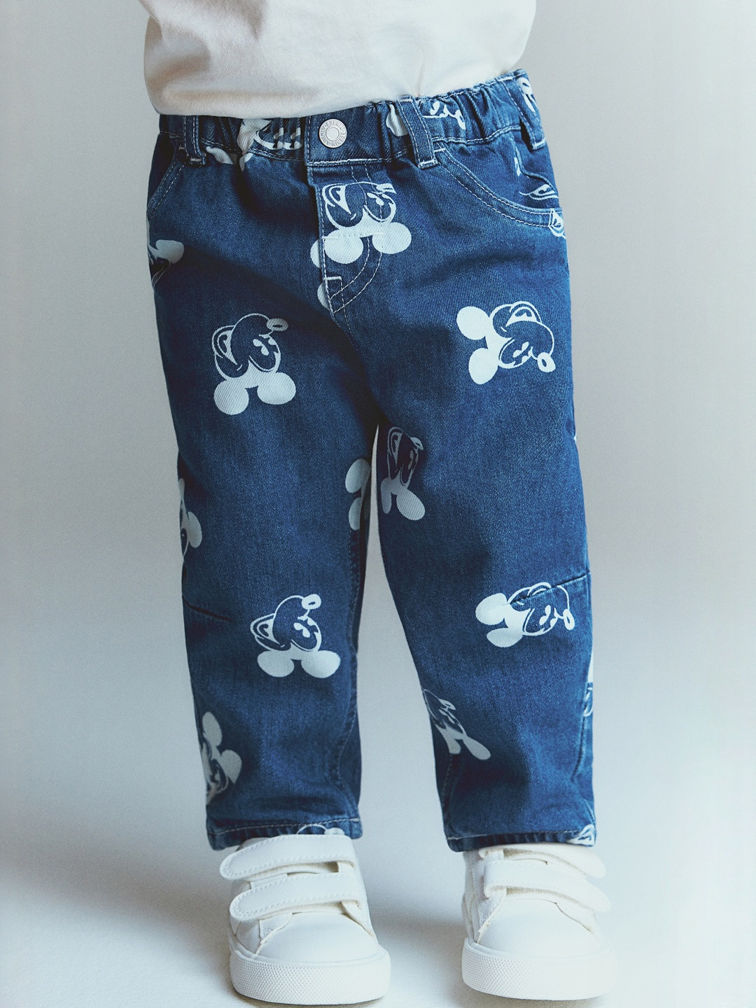 H&M Boys Cotton Printed Jeans
