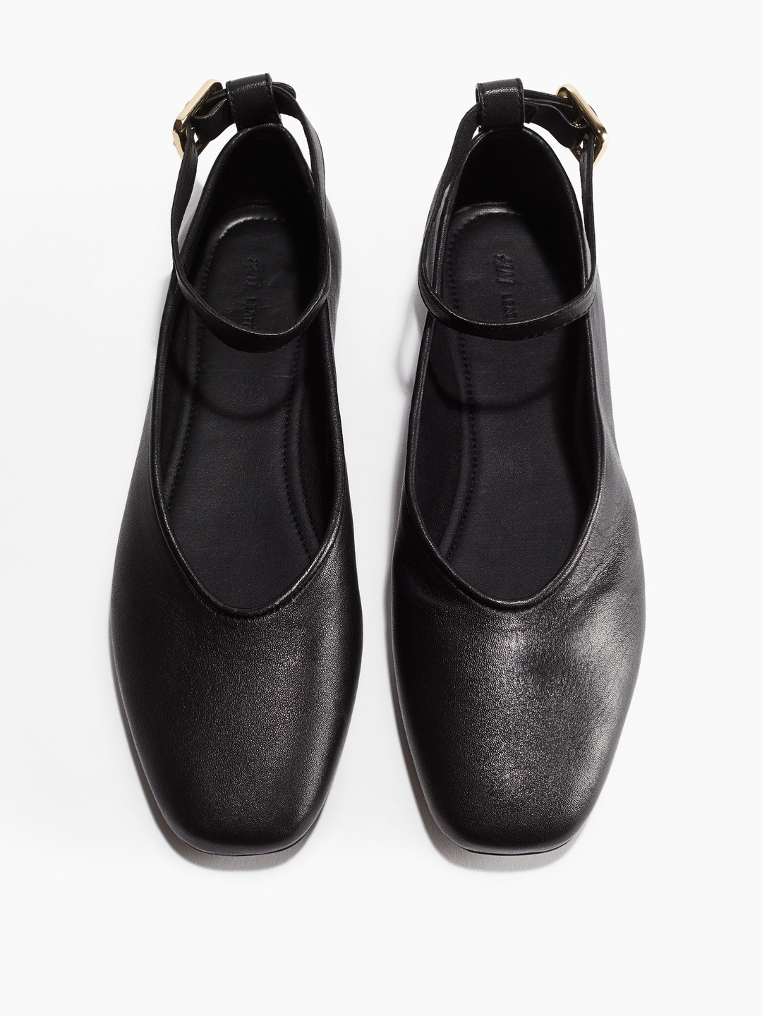 H&M Leather Ballet Pumps